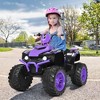 Costway 12V Kids 4-Wheeler ATV Quad Ride On Car w/ LED Lights Music  USB - 2 of 4