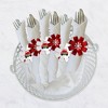 Big Dot of Happiness Merry Little Christmas Tree - Red Truck Christmas Party Paper Napkin Holder - Napkin Rings - Set of 24 - 3 of 4