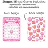 Big Dot of Happiness Hot Girl Bday - Find the Guest Bingo Cards and Markers - Vintage Cake Birthday Party Shaped Bingo Game - Set of 18 - 3 of 4