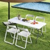 SKONYON 6ft Rectangular Folding Table - 2 of 4