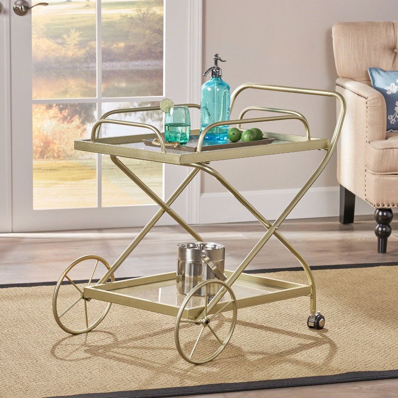Perley Traditional Bar Cart - Christopher Knight Home, 3 of 11
