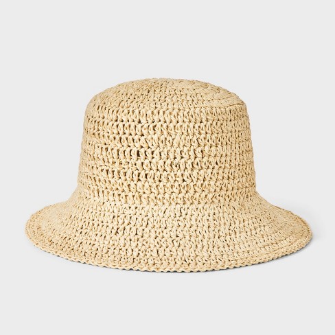 Crochet Bucket Hat - Universal Thread™ Brown S/m : Target