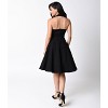 Unique Vintage Women's Criss Cross Halter Rita Flare Dress - 2 of 4