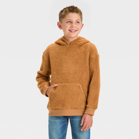 Boys brown sweatshirt online