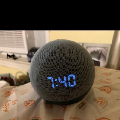 Echo Dot Echo Dot 4th Gen with clock con asistente virtual Alexa,  pantalla integrada color