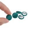 Unique Bargains Blouses Sweater Round Aluminum Cotton Fabric Cloth Covered Buttons 10 Pcs - 4 of 4