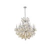 Elegant Lighting Maria Theresa 19 - Light Chandelier in  Chrome - 2 of 3