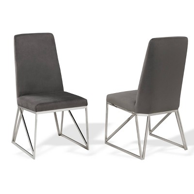 Brassex Set of 2 Ariela Dining Chairs