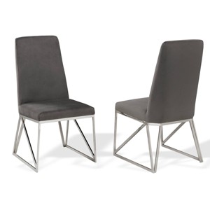 Brassex Set of 2 Ariela Dining Chairs - 1 of 4