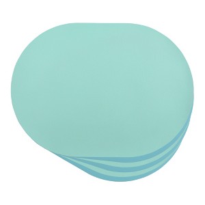 REGALWOVEN Leather Oval Wipeable Kitchen Placemats 6 Pcs - 1 of 4
