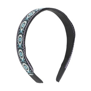 Unique Bargains Women's Embroidery Teardrop Headband 1 Pc - 1 of 4