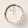 Scalloped Ceramic Sandalwood and Terra Cotta Jar Candle Blush - Hearth & Hand™ with Magnolia - 3 of 4