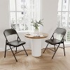 Folding Chairs, Metal Foldable Chair, for Indoor Outdoor Dining Room, Camping, Wedding, Commercial Banquet - 4 of 4