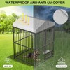 Large Outdoor Dog Kennel with Weatherproof, Dog Playpen Outdoor, Covered Dog Outside Kennel, for Medium and Large Dogs, Easy Assembly - 2 of 4
