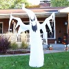Sunnydaze 7 Foot Self Inflatable Blow Up Diabolical Ghost Outdoor Holiday Halloween Lawn Decoration with LED Lights - 2 of 4