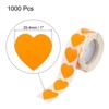 Unique Bargains Self-Adhesive Heart Decorations Stickers for Envelope Wedding 1000 Pcs - 2 of 4