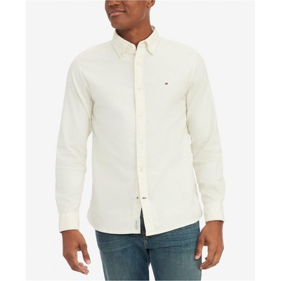 Tommy Hilfiger Mens Brushed Twill Button Up Shirt