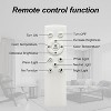 HANPURE Modern LED Ceiling Light, Dimmable Flush Mount, 6-Ring Acrylic Fixture for Bedroom, Living Room, Kitchen, Office (6 Heads) - 3 of 4