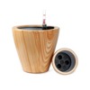 VisioGear 2-Pack Planter Pot for Indoor and Outdoor, Brown - Round Cone Planter Pot with Support Base, Brown, 10.2"*10.2"*9.4" - 2 of 4