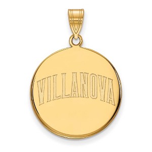 Black Bow Jewelry 14k Yellow Gold Villanova Wildcats NCAA Large Pendant - 1 of 3