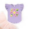 The Juniper Shop Coquette Lemonade Chart Flutter Sleeve Tee - 5/6T - Lavender - 2 of 4