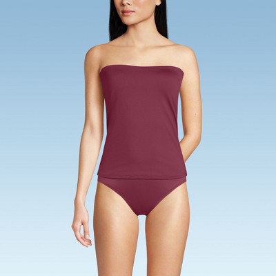 Lands' End Women's Bandeau Tankini Top