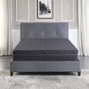 TinyHomie 11-inch Bed Mattress Gel-Infused Memory Foam Hybrid Mattress, Dark Gray, Mattress in a Box - 2 of 4