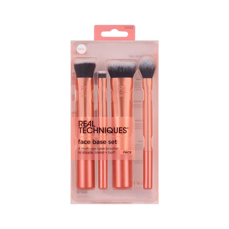 Real Techniques Face Base Makeup Brush Kit - 4pc, 3 of 8