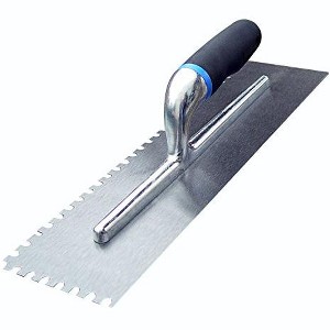 Bon Tool 13-140 Notch Trowel 16-inch X 4-inch U Comfort Grip 1/16-inch X 1/32-inch X 1/12-inch - 1 of 1