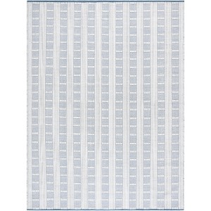 Vermont VRM951 Flatweave Indoor Area Rug - Blue/Ivory - 8'x10' - Safavieh - 1 of 4