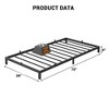 homfan Bed Frame with Under Bed Storage, Heavy Duty Mattress Foundation, Easy Assembly, No Box Spring Needed - 2 of 4