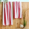 Market & Place Cotton Cabana Stripe Beach Towel Set - 4 of 4