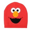 Sesame Street Elmo Face 2-Piece Toddler Beanie & Magic Mittens Set - 2 of 4