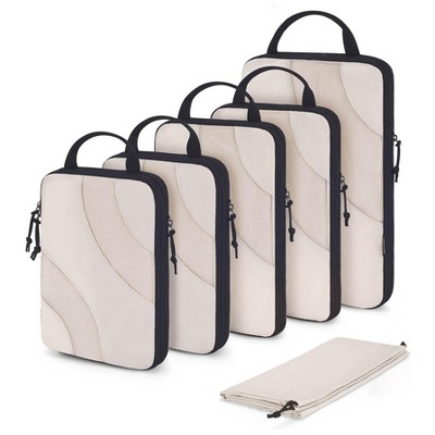 Compression luggage for Travel, 6 Set Travel luggage for Suitcases, Compression Suitcase Organizers Bag Set