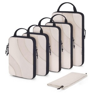 Compression luggage for Travel, 6 Set Travel luggage for Suitcases, Compression Suitcase Organizers Bag Set - 1 of 4