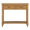Merax Daisy Series Traditional Console Table with Storage Drawers and Bottom Shelf - 3 of 4