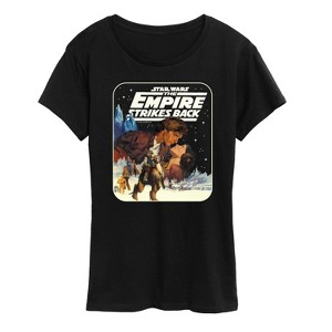 Women's - Star Wars - Han Leia Empire Strikes Back Short Sleeve Graphic T-Shirt - 1 of 4