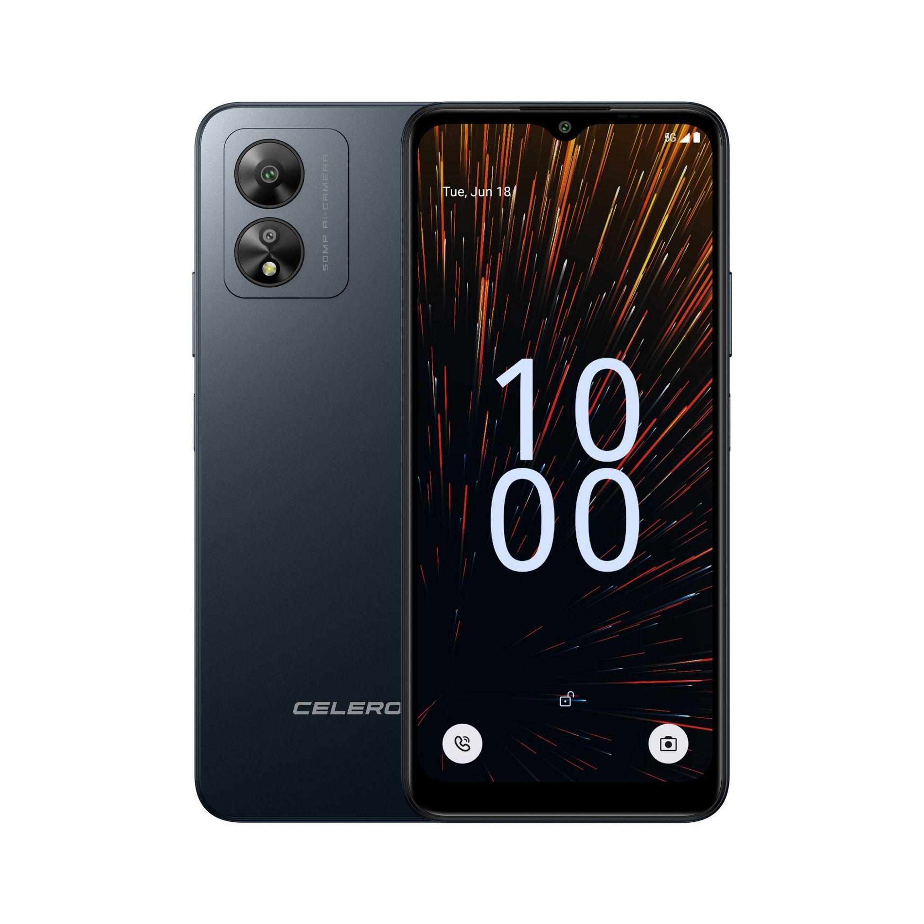 Boost Mobile Prepaid Celero 5G SC (64GB) - Black: Android, 64GB Storage, 6.6" Display