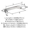 Amerock Evolve 3-3/4 Inch Cabinet or Furniture Pull - 3 of 4