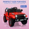 Kids Ride On Truck Car, 12V Battery Powered Electric Vehicles Toy w/Parent Remote Control, Spring Suspension, 3 Speeds - 2 of 4