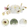 Unique Bargains Women's Portable Simulated Flowers Side Comb 1 Pc - 3 of 4