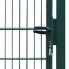 vidaXL 2D Fence Gate (Single) Green 41.7"x66.9" - 4 of 4