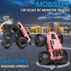 TITQWOP Waterproof Monster Truck Toys RC Cars 1:16 Amphibious Remote Control Car Trucks 4WD 2.4GHz All Terrain Off-Road Pickup Toy for Kids Gifts - 4 of 4