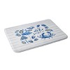 Deny Designs Britt Mills Design Dolce Vita Memory Foam Bath Mat Blue - 2 of 4
