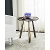 Portia Leaf Side Table - FOX3247A - Brass - Safavieh Couture - 2 of 4
