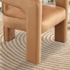 Bestier 25 in. Wide Modern Soft Design Upholstered Microfiber 3-Legged Arm Accent Chair - 2 of 4
