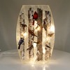 Stony Creek 9.75 In Birds Lighted Glass Vase Trees Branches Novelty Sculpture Lights - 2 of 2