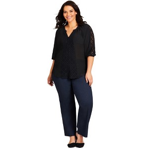 Avenue Women's Plus Size Super Stretch Bootcut Pant - 1 of 4