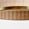 Plum & Post 18" x 21.25" Maye Woven Natural Cane Rattan Dome Hanging Kitchen Fixture Pendant - 3 of 4