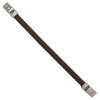 Black Bow Jewelry Stainless Steel & Brown Braided Leather Eagle Head Bracelet, 8.75 Inch - image 2 of 4